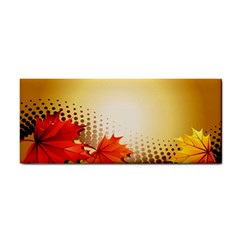 Background Leaves Dry Leaf Nature Cosmetic Storage Cases by Simbadda