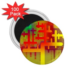 Binary Binary Code Binary System 2 25  Magnets (100 Pack)  by Simbadda