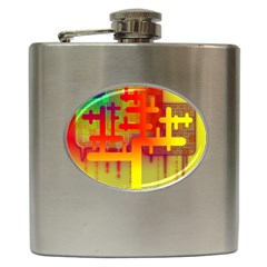 Binary Binary Code Binary System Hip Flask (6 Oz) by Simbadda