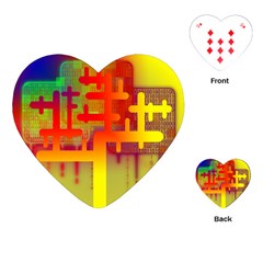 Binary Binary Code Binary System Playing Cards (heart) 