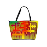 Binary Binary Code Binary System Shoulder Handbags Back