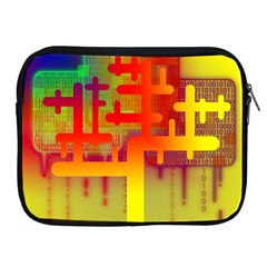 Binary Binary Code Binary System Apple Ipad 2/3/4 Zipper Cases by Simbadda