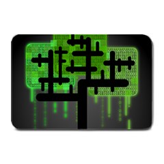 Binary Binary Code Binary System Plate Mats by Simbadda