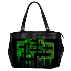 Binary Binary Code Binary System Office Handbags by Simbadda