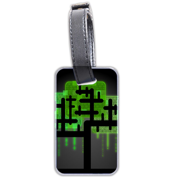 Binary Binary Code Binary System Luggage Tags (Two Sides)