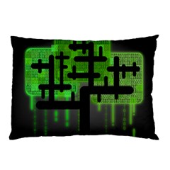 Binary Binary Code Binary System Pillow Case (two Sides) by Simbadda