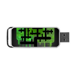 Binary Binary Code Binary System Portable Usb Flash (two Sides) by Simbadda