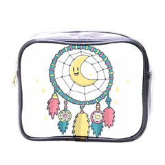 Cute Hand Drawn Dreamcatcher Illustration Mini Toiletries Bags by TastefulDesigns