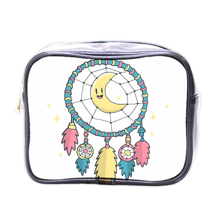 Cute Hand Drawn Dreamcatcher Illustration Mini Toiletries Bags