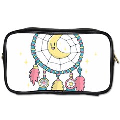 Cute Hand Drawn Dreamcatcher Illustration Toiletries Bags by TastefulDesigns