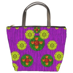 Buddha Blessings Fantasy Bucket Bags by pepitasart