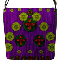 Buddha Blessings Fantasy Flap Messenger Bag (s) by pepitasart