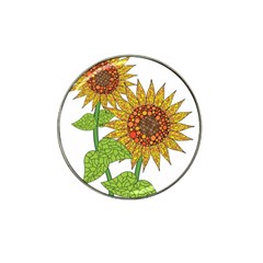 Sunflowers Flower Bloom Nature Hat Clip Ball Marker (10 Pack) by Simbadda