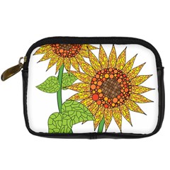 Sunflowers Flower Bloom Nature Digital Camera Cases by Simbadda