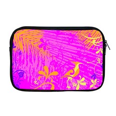 Spring Tropical Floral Palm Bird Apple Macbook Pro 17  Zipper Case