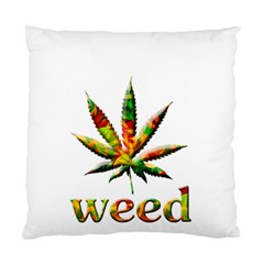 Marijuana Leaf Bright Graphic Standard Cushion Case (one Side) by Simbadda