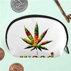 Marijuana Leaf Bright Graphic Accessory Pouches (large)  by Simbadda