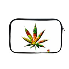 Marijuana Leaf Bright Graphic Apple Macbook Pro 13  Zipper Case