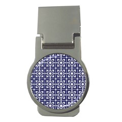 Leaves Horizontal Grey Urban Money Clips (round)  by Simbadda