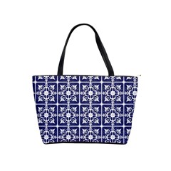 Leaves Horizontal Grey Urban Shoulder Handbags by Simbadda