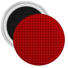 Red And Black 3  Magnets