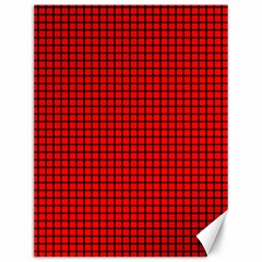 Red And Black Canvas 12  X 16   by PhotoNOLA