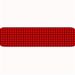 Red And Black Large Bar Mats 32 x8.5  Bar Mat