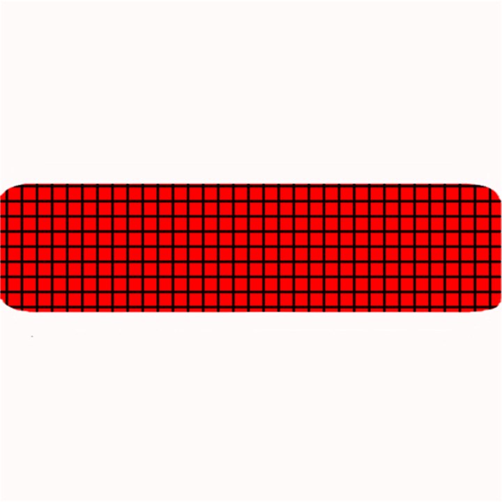 Red And Black Large Bar Mats