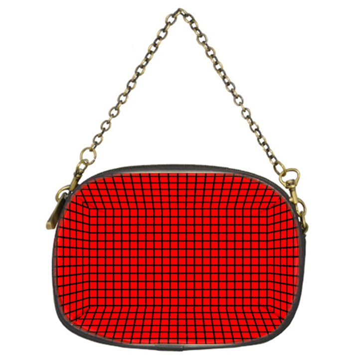 Red And Black Chain Purses (One Side) 