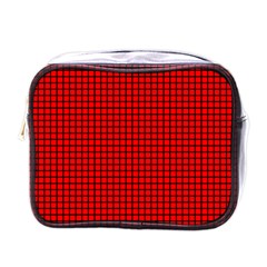 Red And Black Mini Toiletries Bags