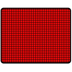 Red And Black Fleece Blanket (medium) 