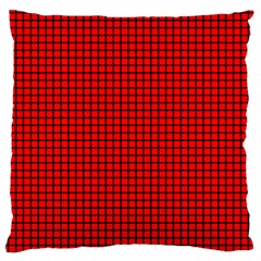 Red And Black Standard Flano Cushion Case (one Side) by PhotoNOLA