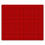 Red And Black Double Sided Flano Blanket (Small)  50 x40  Blanket Front