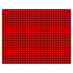 Red And Black Double Sided Flano Blanket (medium) 