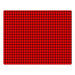 Red And Black Double Sided Flano Blanket (large) 