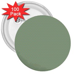 Mardi Gras  3  Buttons (100 Pack) 