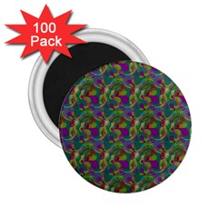 Pattern Abstract Paisley Swirls 2 25  Magnets (100 Pack)  by Simbadda