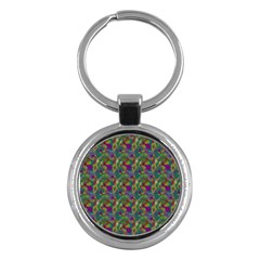 Pattern Abstract Paisley Swirls Key Chains (round)  by Simbadda