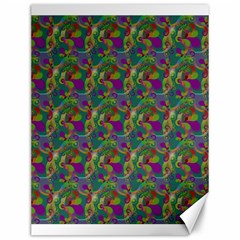 Pattern Abstract Paisley Swirls Canvas 12  X 16   by Simbadda