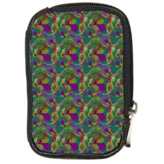 Pattern Abstract Paisley Swirls Compact Camera Cases by Simbadda