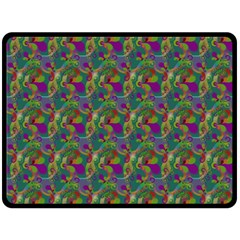 Pattern Abstract Paisley Swirls Fleece Blanket (large) 