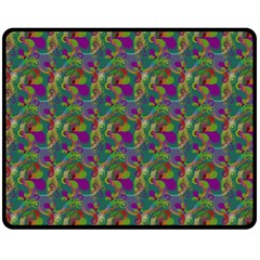 Pattern Abstract Paisley Swirls Fleece Blanket (medium)  by Simbadda