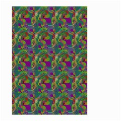 Pattern Abstract Paisley Swirls Small Garden Flag (two Sides) by Simbadda