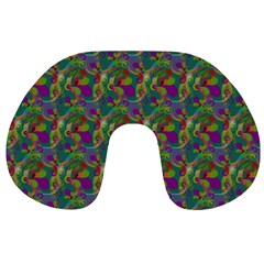 Pattern Abstract Paisley Swirls Travel Neck Pillows by Simbadda