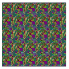 Pattern Abstract Paisley Swirls Large Satin Scarf (square) by Simbadda