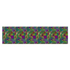 Pattern Abstract Paisley Swirls Satin Scarf (oblong) by Simbadda