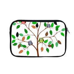 Tree Root Leaves Owls Green Brown Apple Macbook Pro 13  Zipper Case