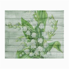 On Wood May Lily Of The Valley Small Glasses Cloth (2-side) by Simbadda