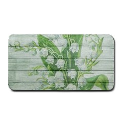 On Wood May Lily Of The Valley Medium Bar Mats by Simbadda