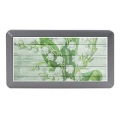 On Wood May Lily Of The Valley Memory Card Reader (mini) by Simbadda